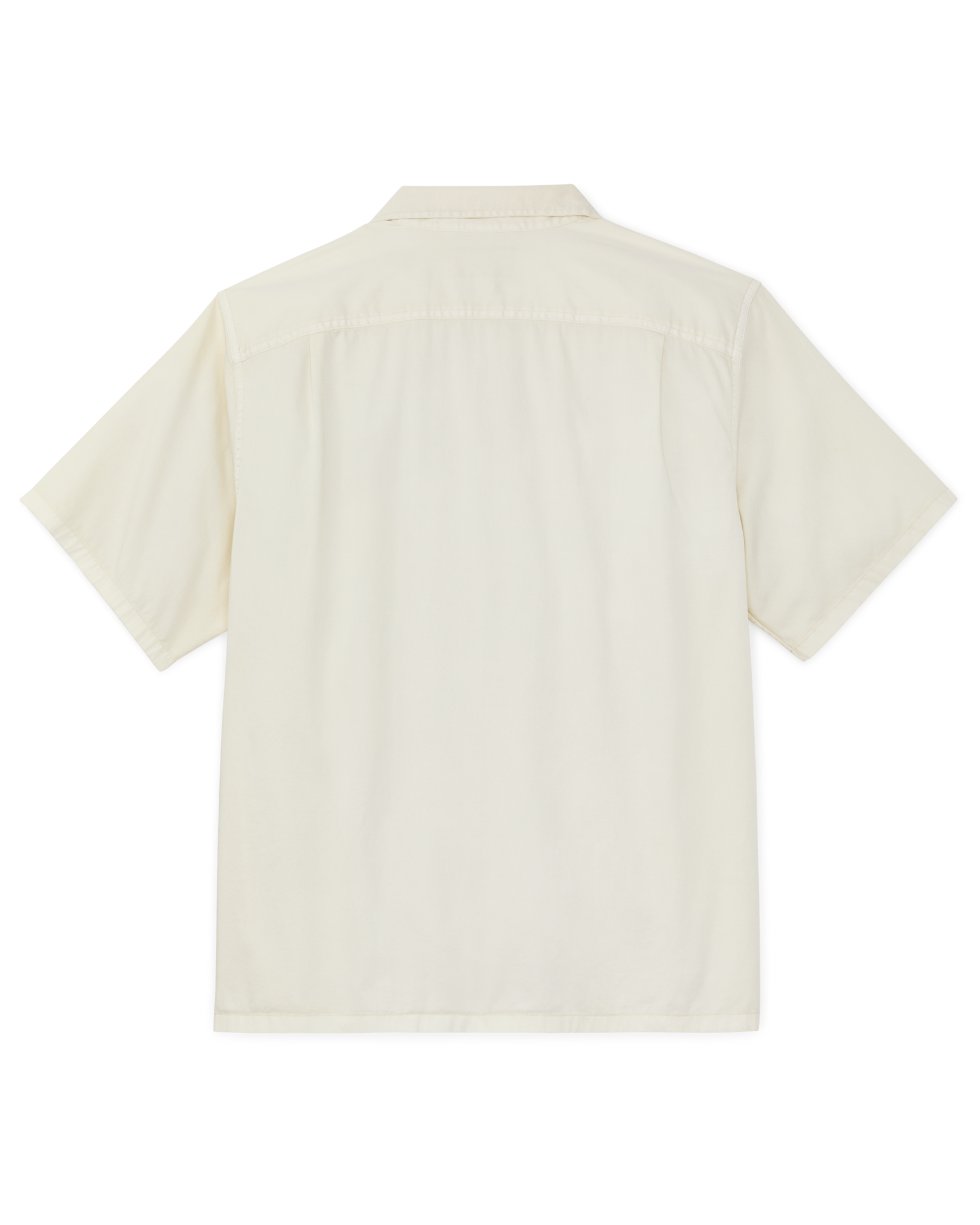 Short Sleeve 4.5-oz. Twill Shirt - Ivory