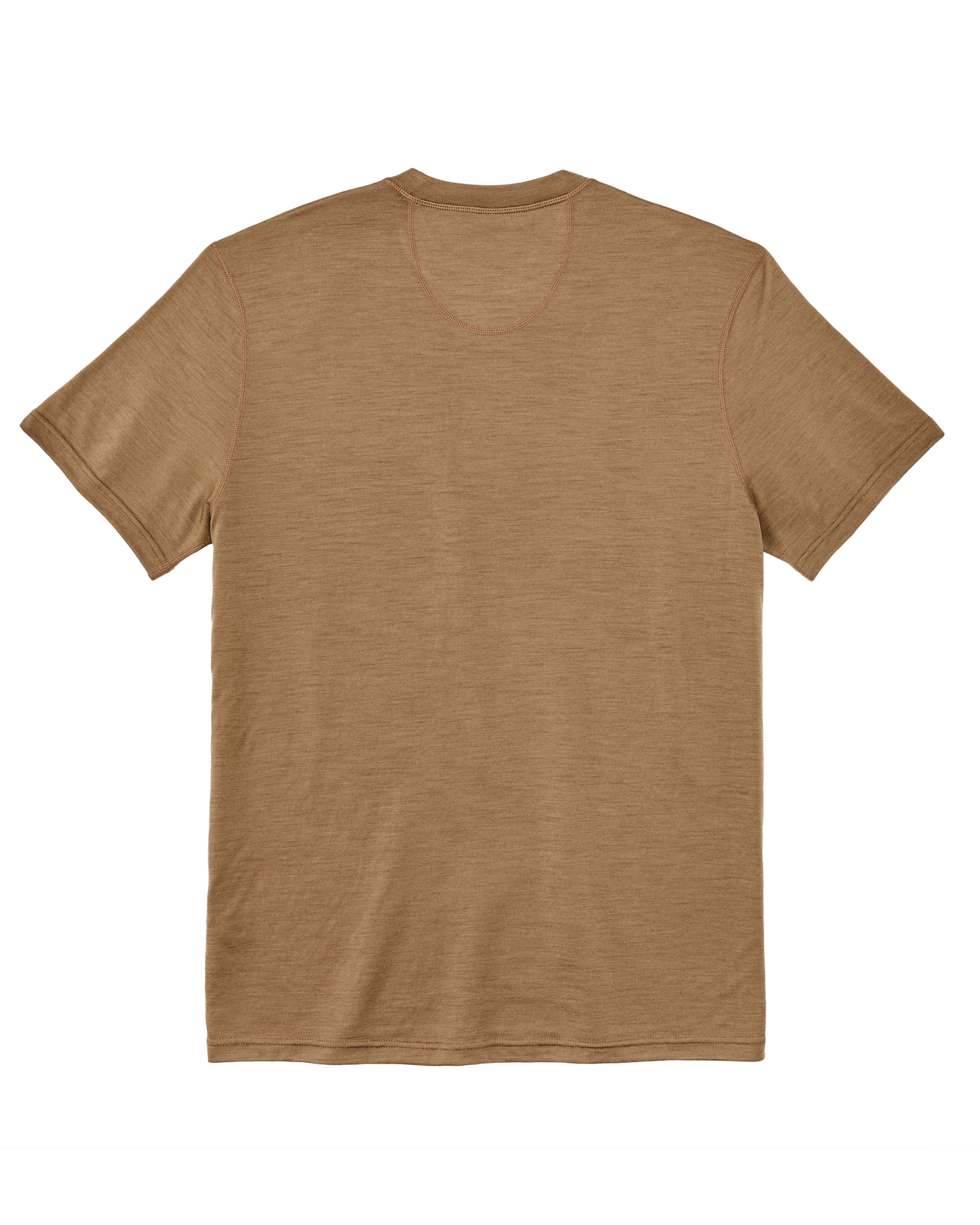 210g Merino Wool Short Sleeve Crewneck - Rugged Tan