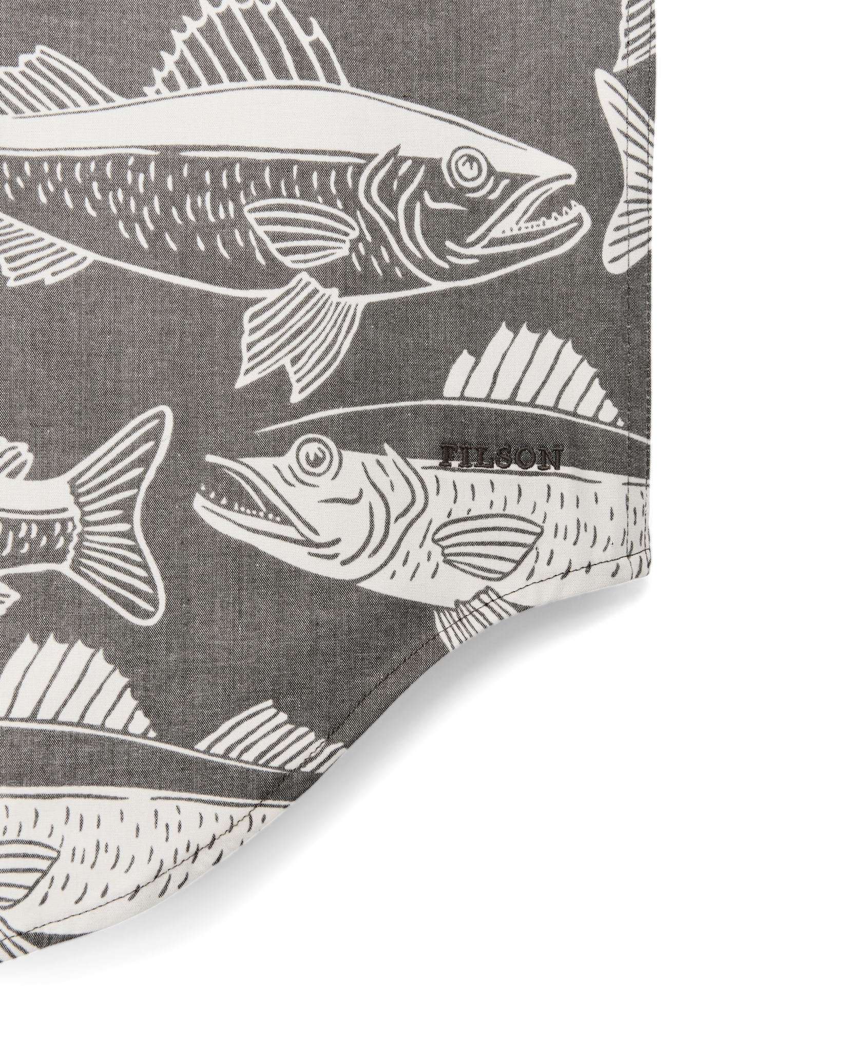 Alternate view of the Filson Twin Lakes Short Sleeve Sport Shirt - Beluga / Print