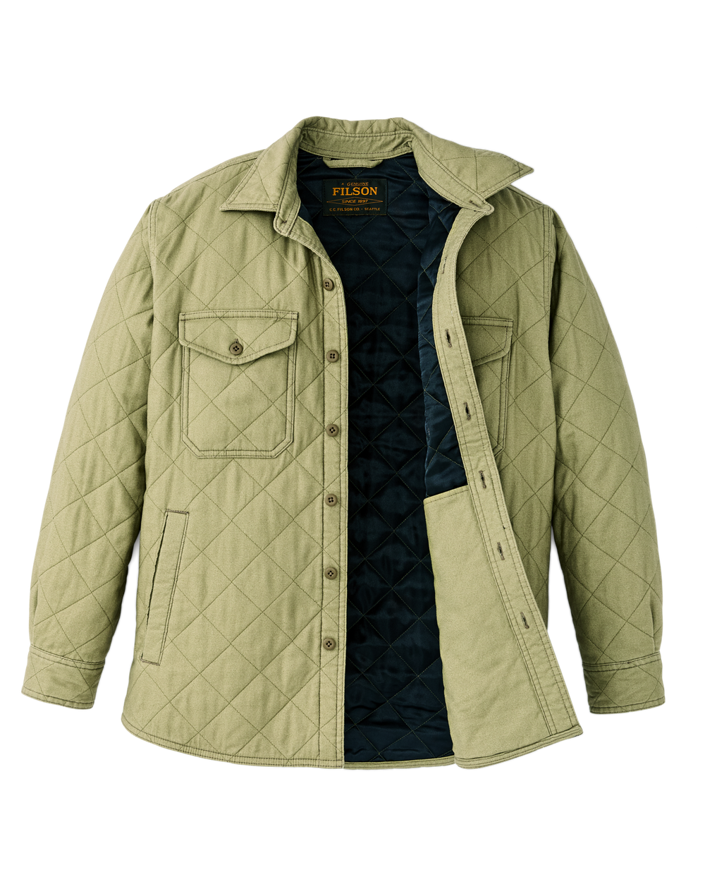 Alternate view of the Filson Insulated Flannel Jac-shirt - Lakebed