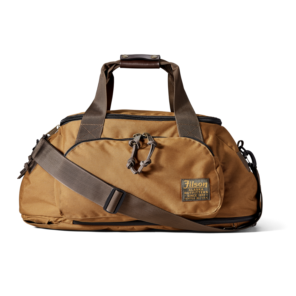 Front-facing image of the Filson Duffle Pack - Whiskey