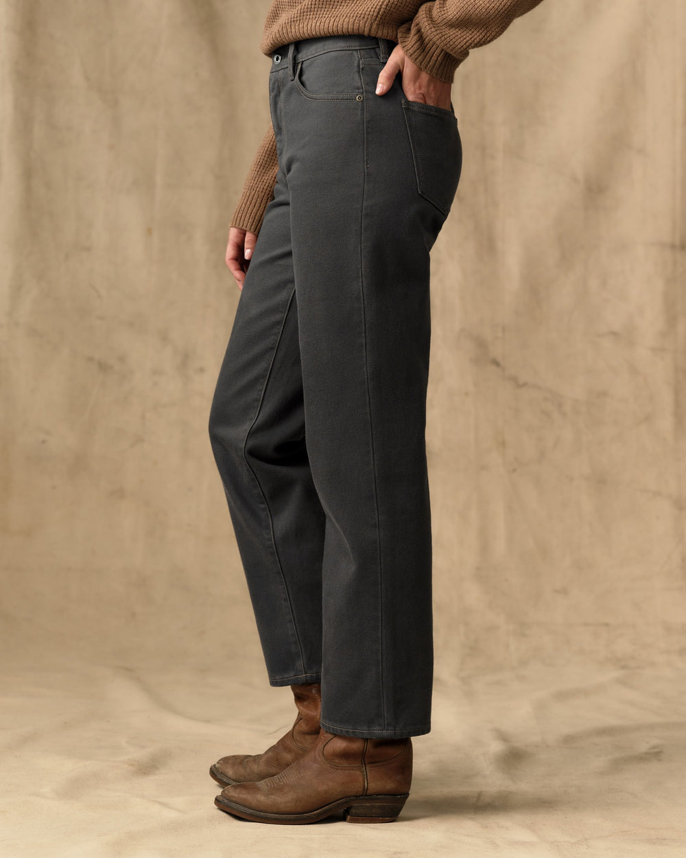 Women's 14-oz. Straight-Leg Jeans - Black