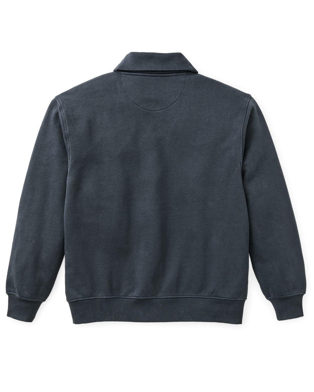 Field Knit Shawl-Neck Sweatshirt - Bluefin
