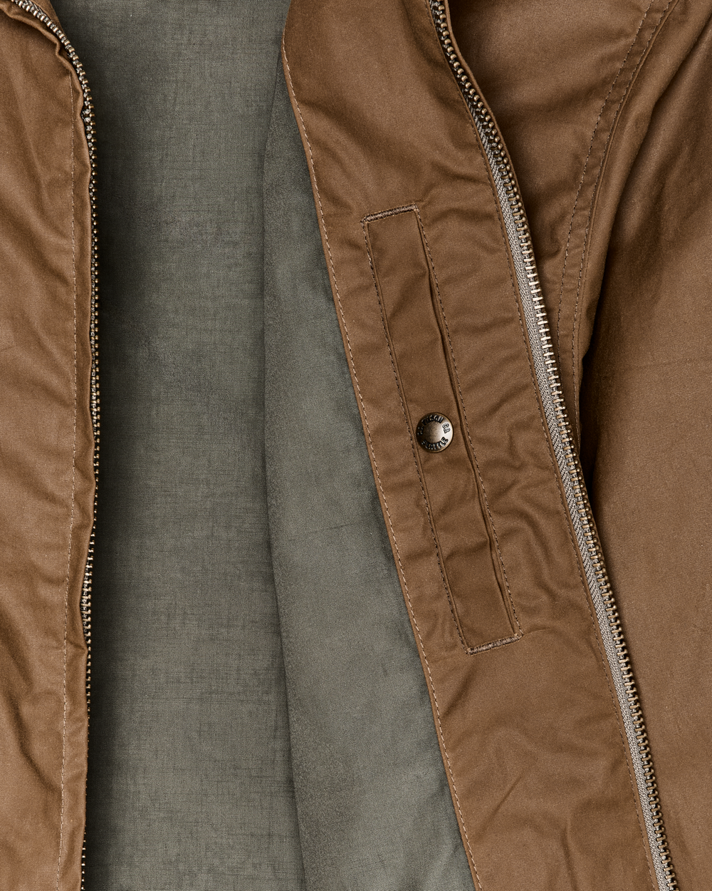 Cover Cloth Bomber Jacket - Dark Tan