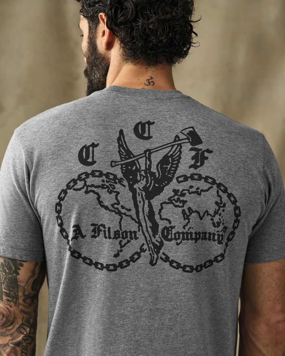 Union Graphic T-Shirt - Dark Gray Heather