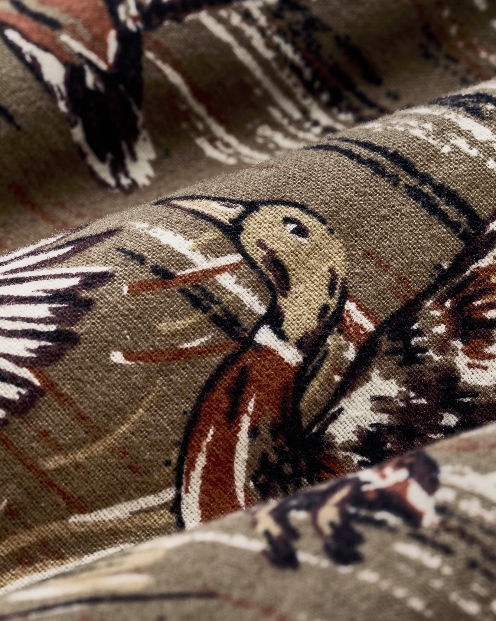 Alternate view of the Filson Field Flannel Shirt - Brown / Marsh Mallards