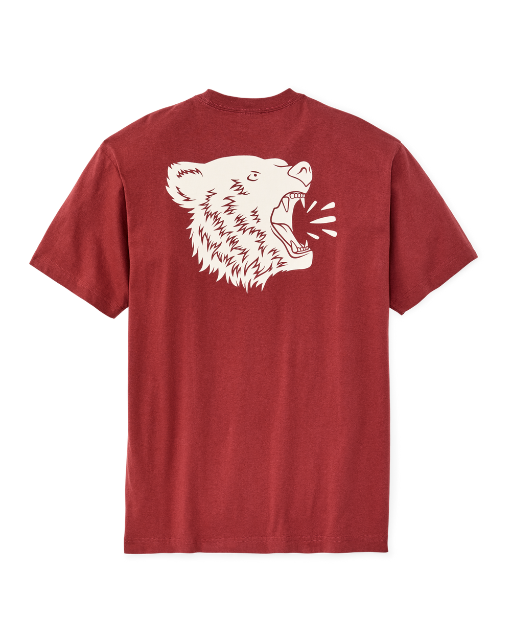 Bear Graphic T-Shirt - Chili Oil