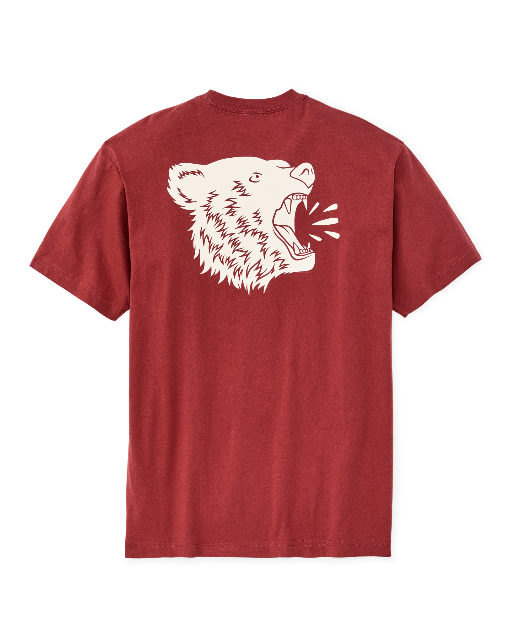 Bear Graphic T-Shirt - Chili Oil