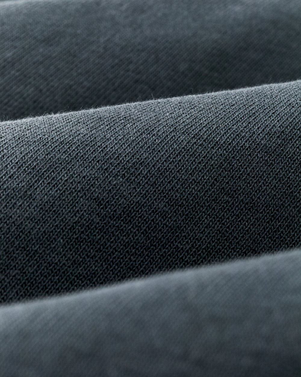 Field Knit Shawl-Neck Sweatshirt - Bluefin