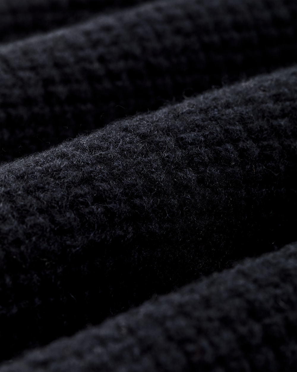 Women's Waffle Knit Merino Sweater - Dark Navy