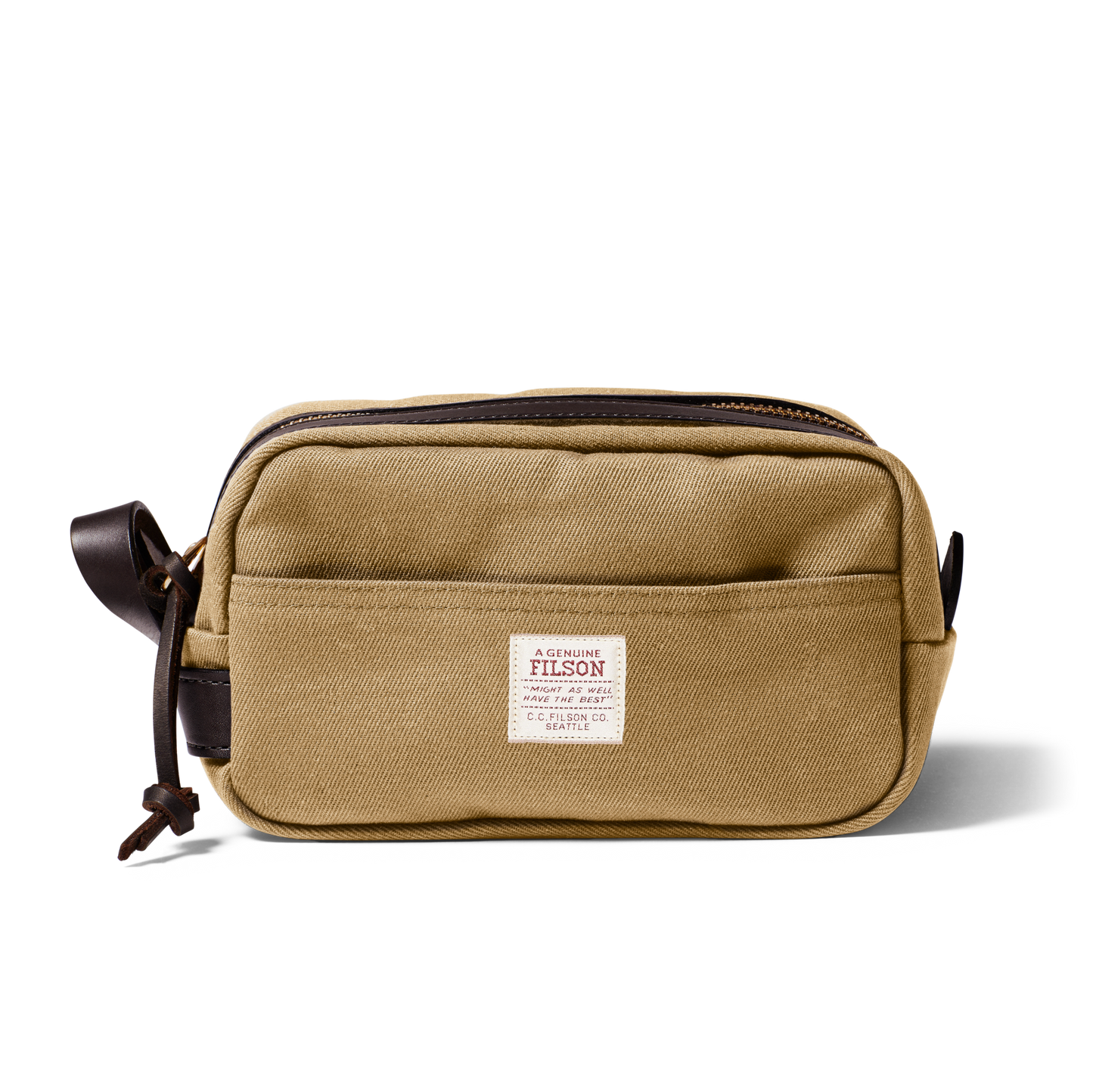 Rugged Twill Dopp Kit - Tan | Filson Rugged Twill Dopp Kit - Tan | Filson
