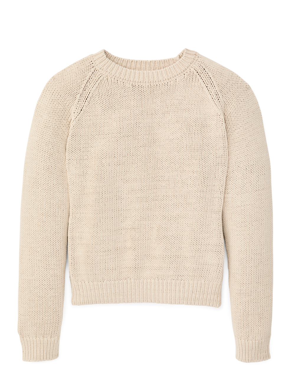 Front-facing image of the Filson Women's Cotton Crewneck Sweater - Natural