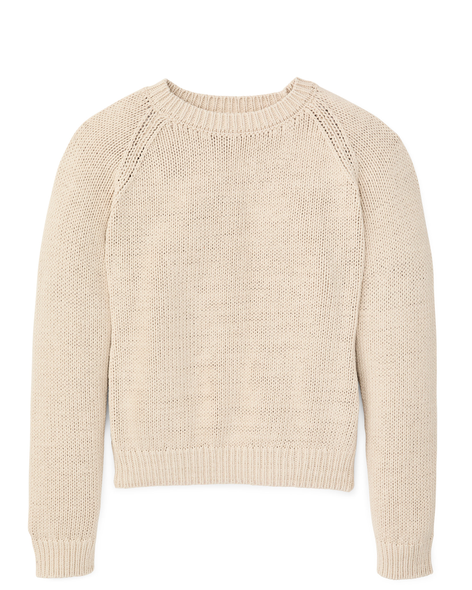 Front-facing image of the Filson Women's Cotton Crewneck Sweater - Natural