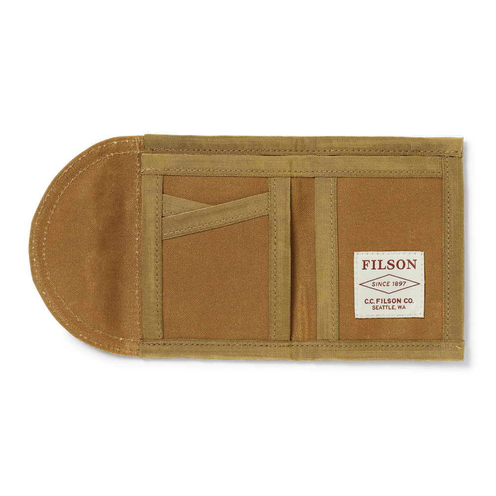 Alternate view of the Filson Smokejumper Wallet - Dark Tan