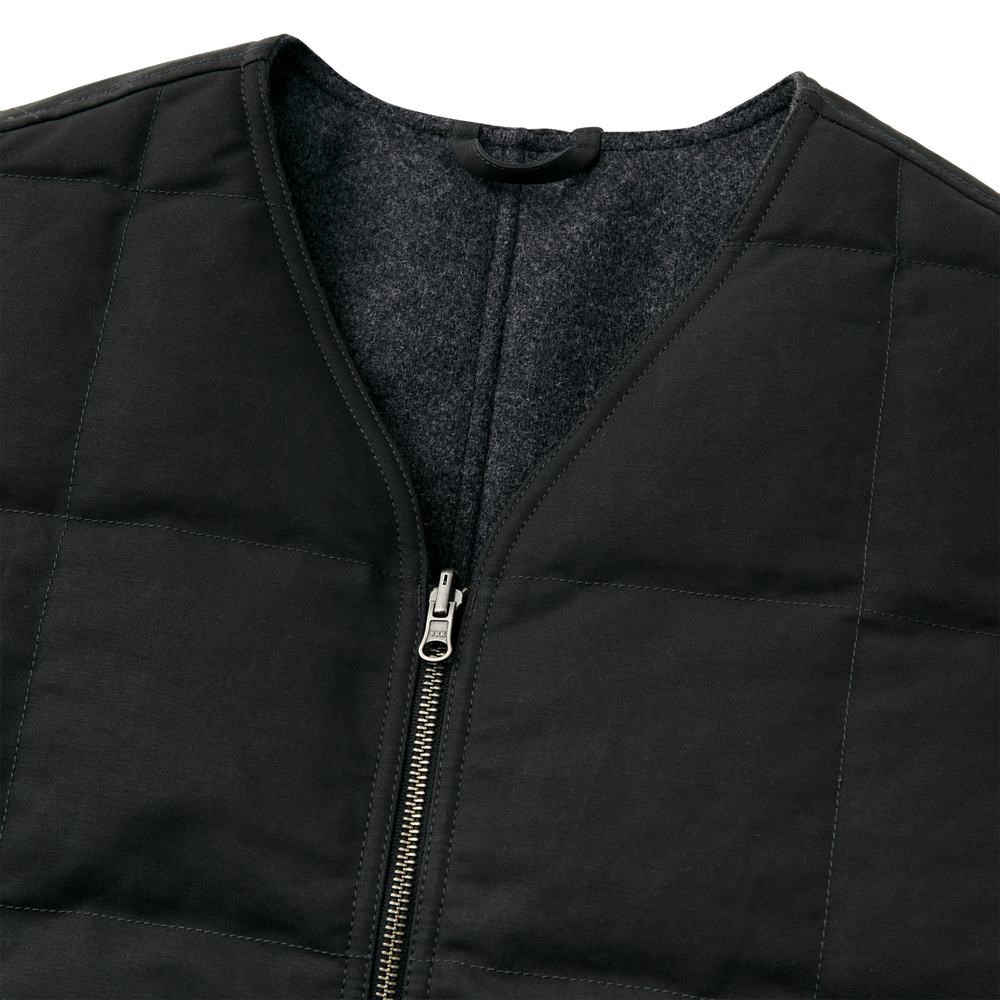 Alternate view of the Filson Buckland Down Vest - Charcoal
