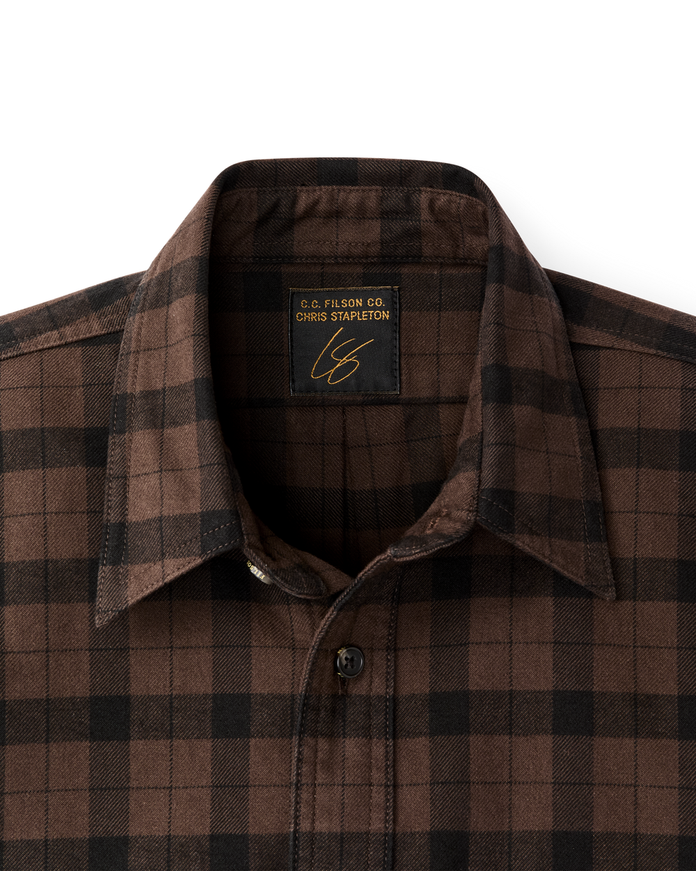 Chris Stapleton Signature Alaskan Guide Shirt - Falcon Brown / Black