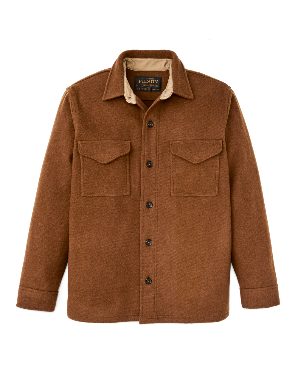 Mackinaw Wool Jac-shirt - Chessie Tan