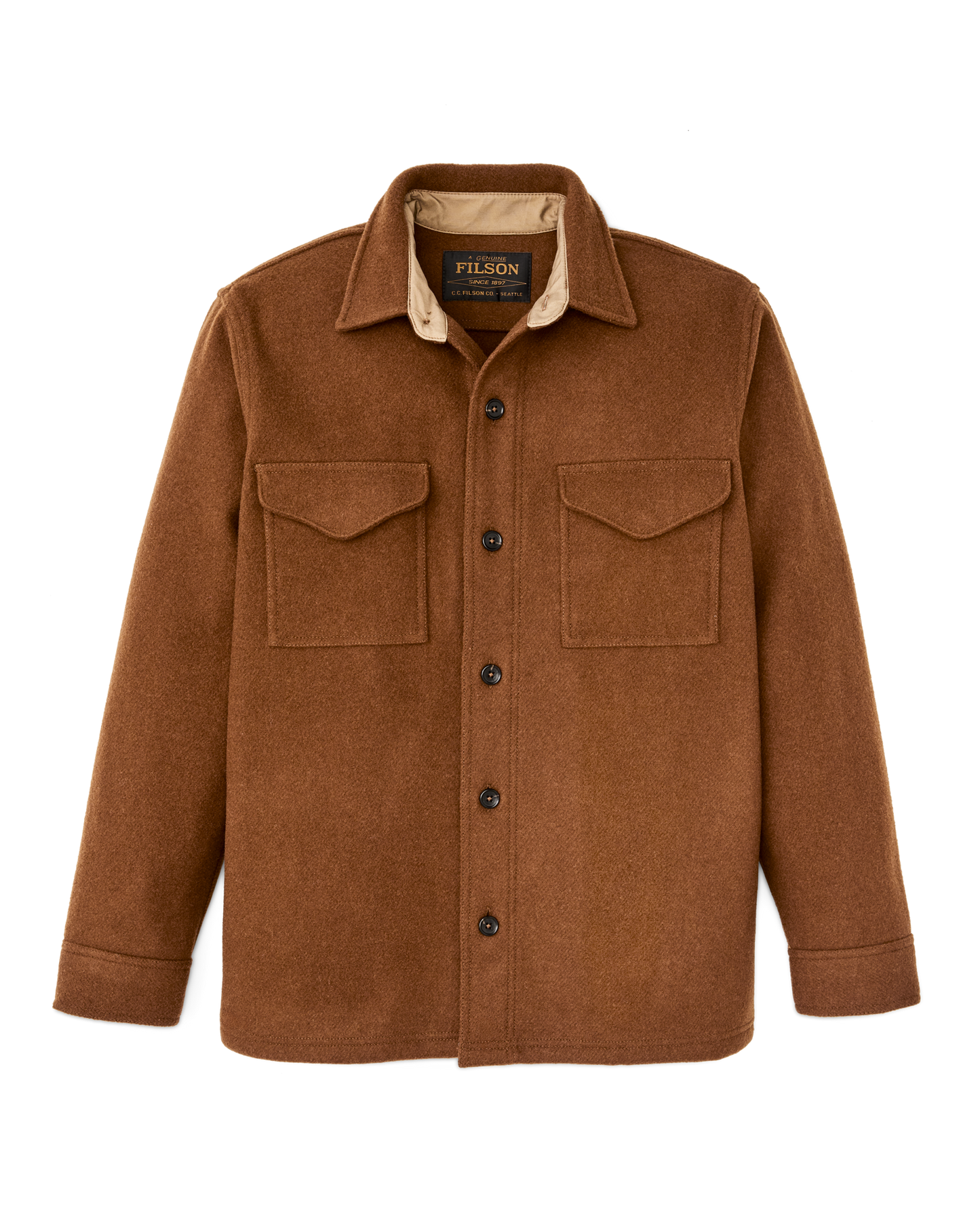 Mackinaw Wool Jac-shirt - Chessie Tan