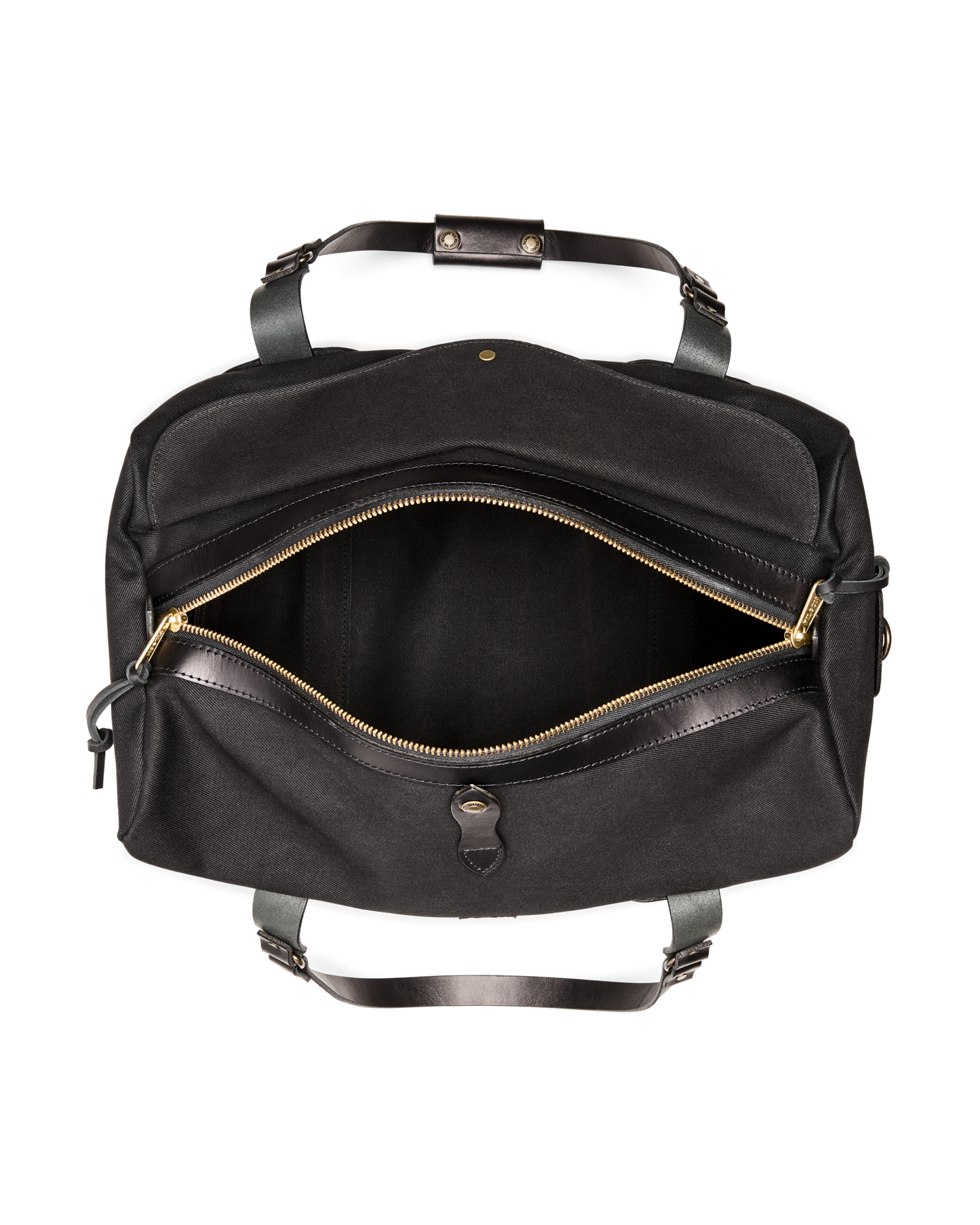 Alternate view of the Filson Medium Rugged Twill Duffle Bag - Black