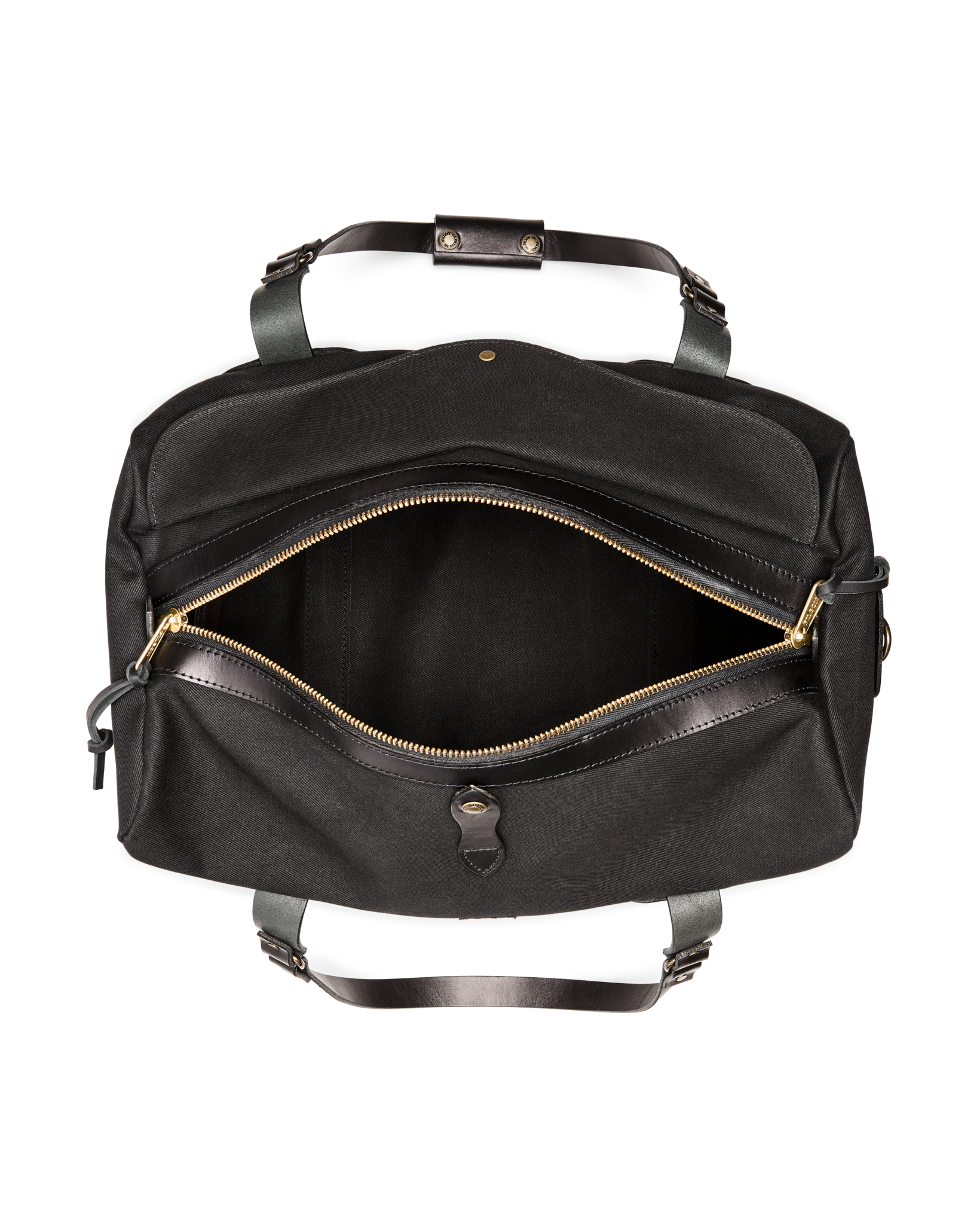 Alternate view of the Filson Medium Rugged Twill Duffle Bag - Black