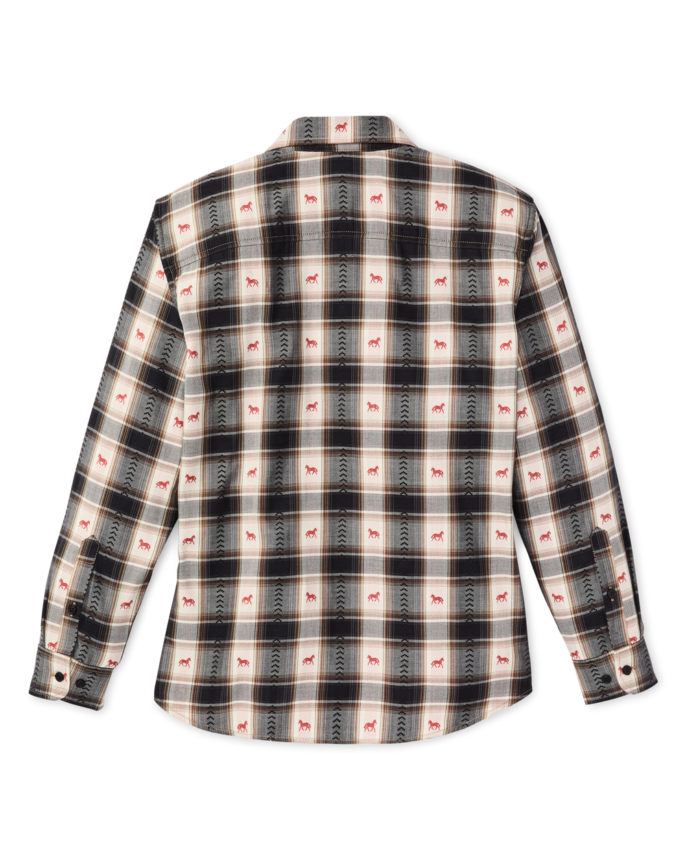 Women's Ranch Shirt - Cream Print