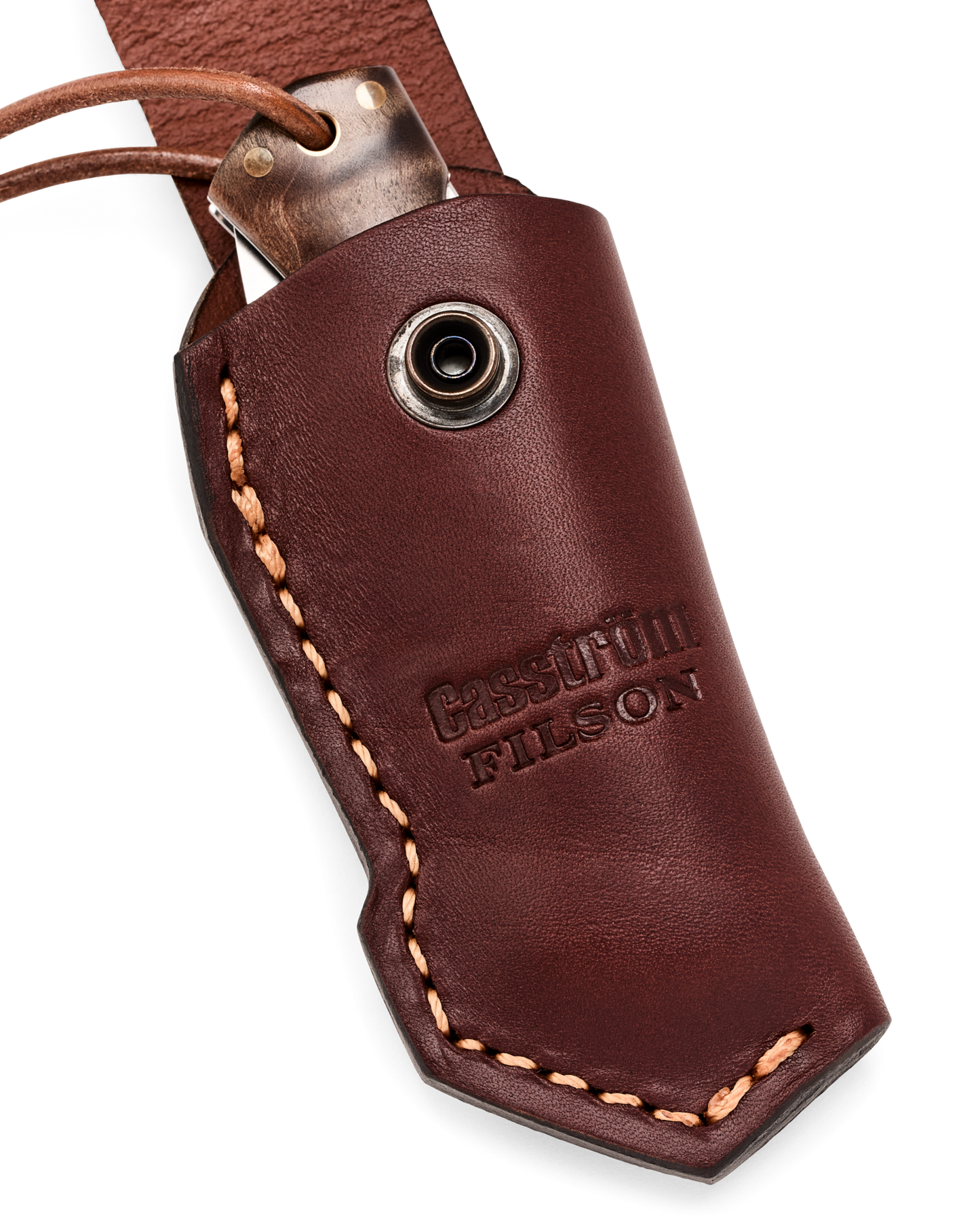 Filson X Casstrom Lars Falt Folding Knife - Quilted Maple