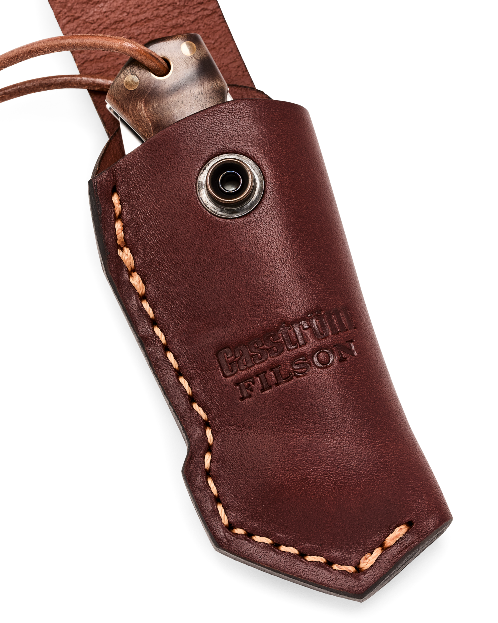 Filson X Casstrom Lars Falt Folding Knife - Quilted Maple