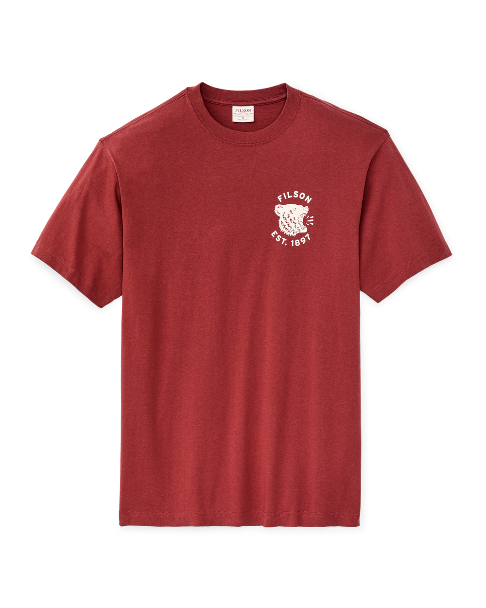 Bear Graphic T-Shirt - Chili Oil