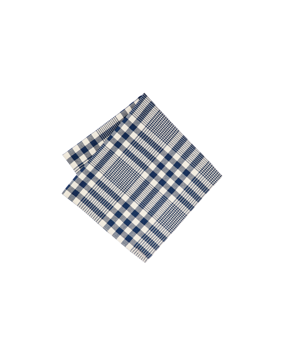 Alternate view of the Filson Square Bandana - Indigo Multicolor Plaid
