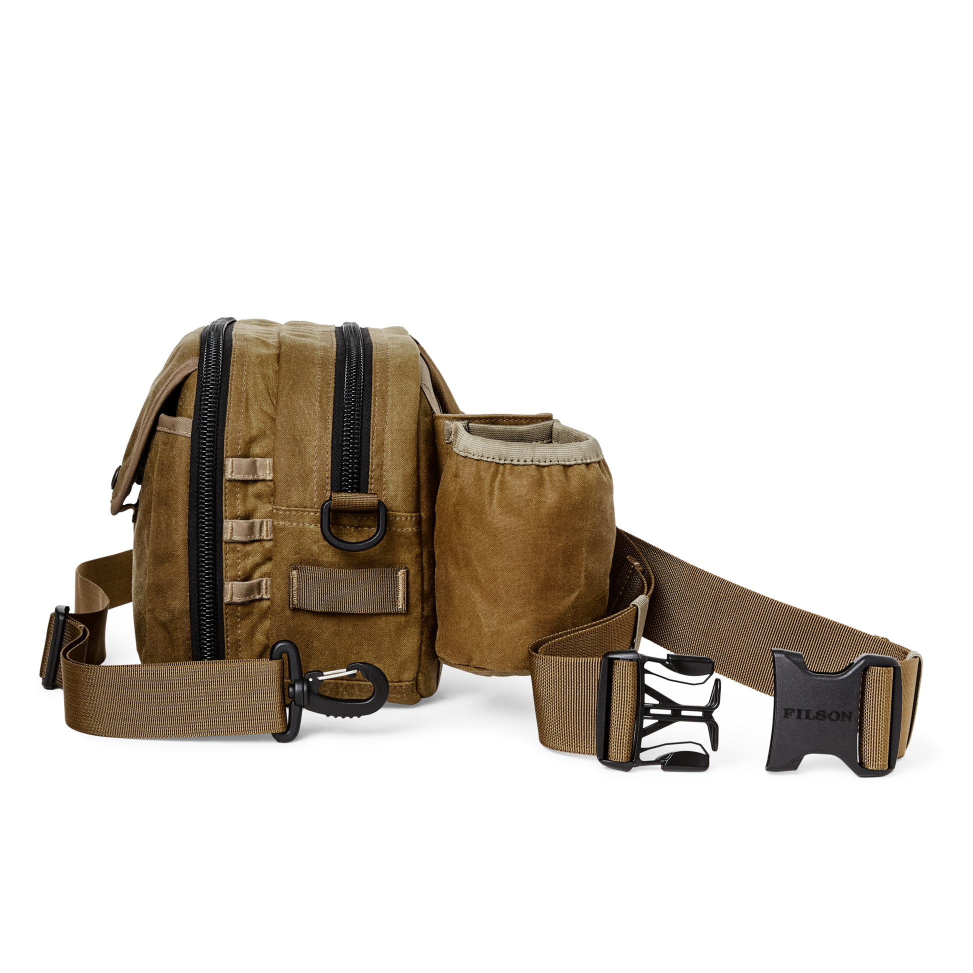 filson tackle bag Tin Cloth Fishing Pack