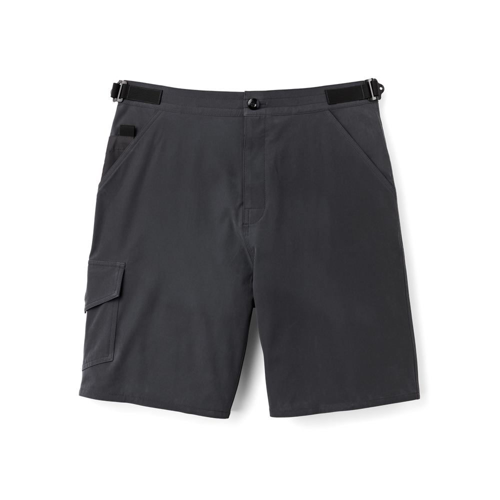 Front-facing image of the Filson Filson X Birdwell Beach Britches¬Æ Surfstretch Tac Shorts - Charcoal