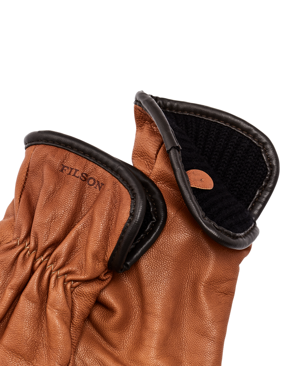 Original Lined Goatskin Gloves - Saddle Brown