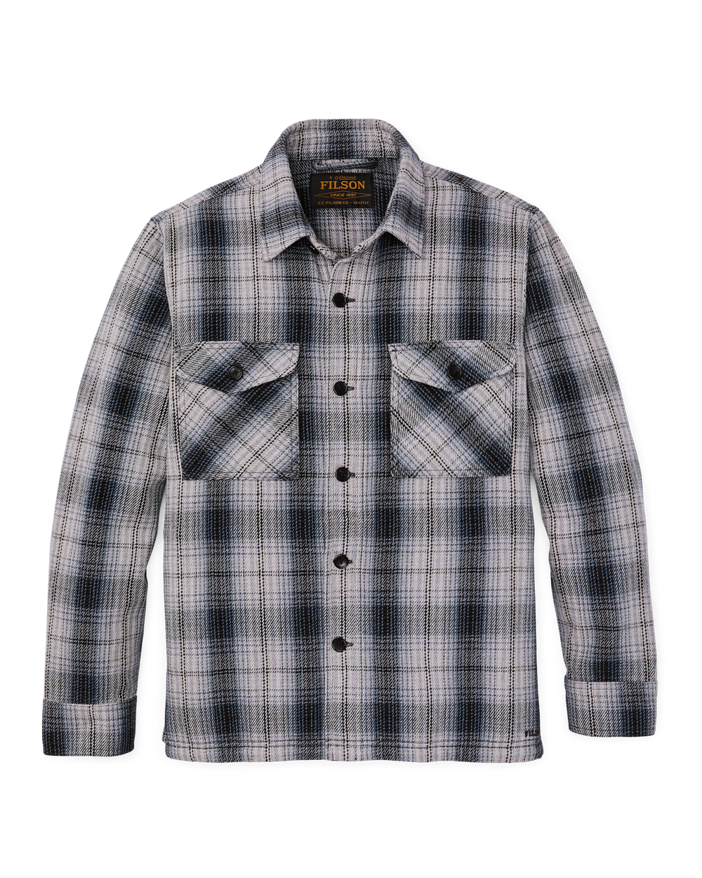 Deer Island Jac-Shirt - Slate / Gray Ombre | Filson
