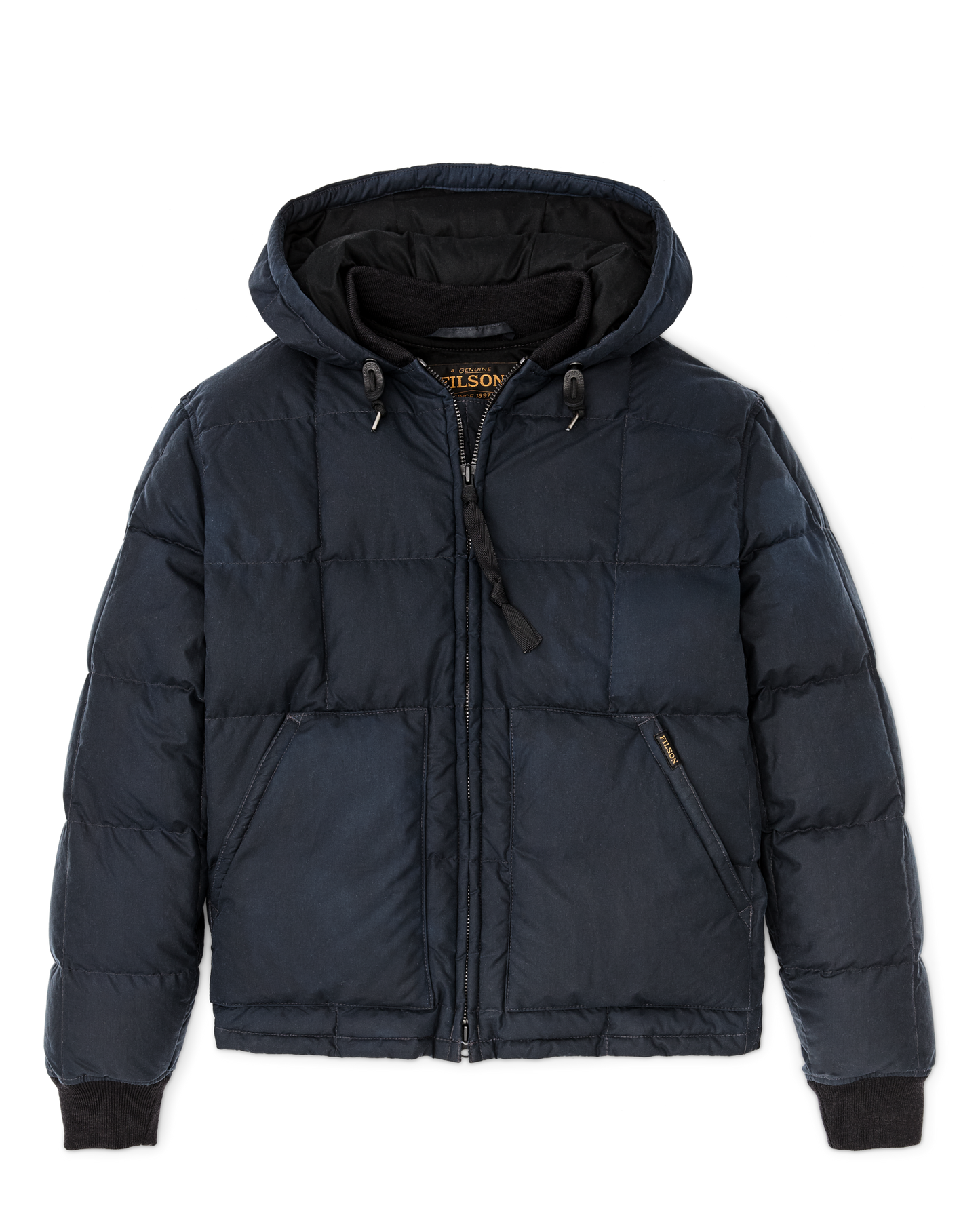 Waxed Down Jacket - Night Sky
