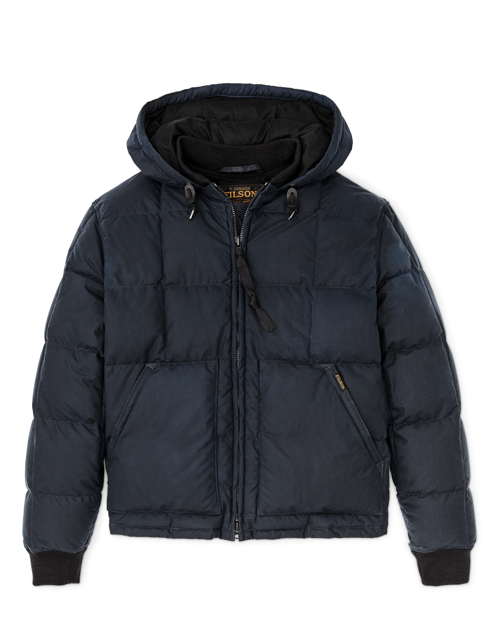 Waxed Down Jacket - Night Sky