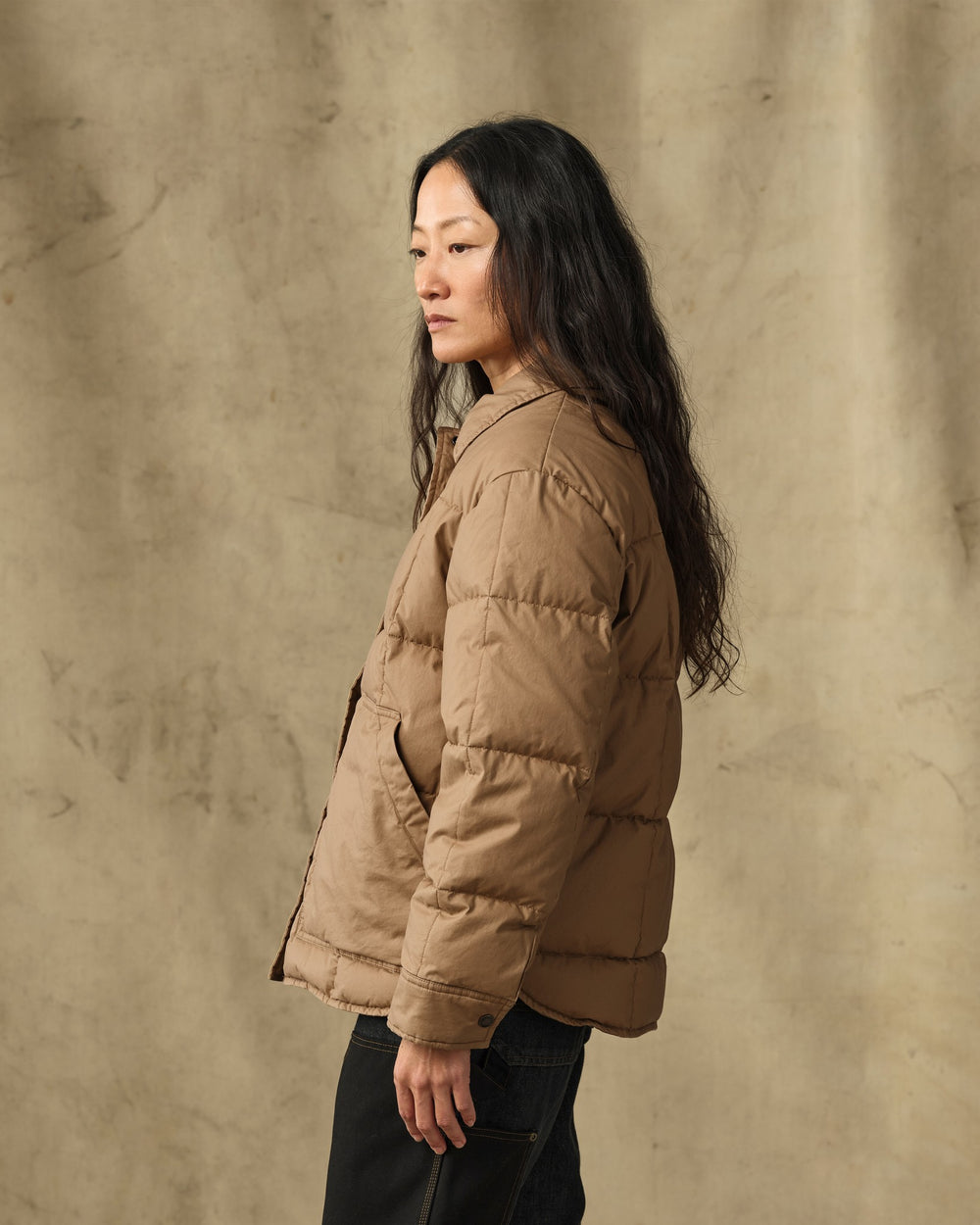 Women's Heritage Cotton Down Jacket - Antique Bronze