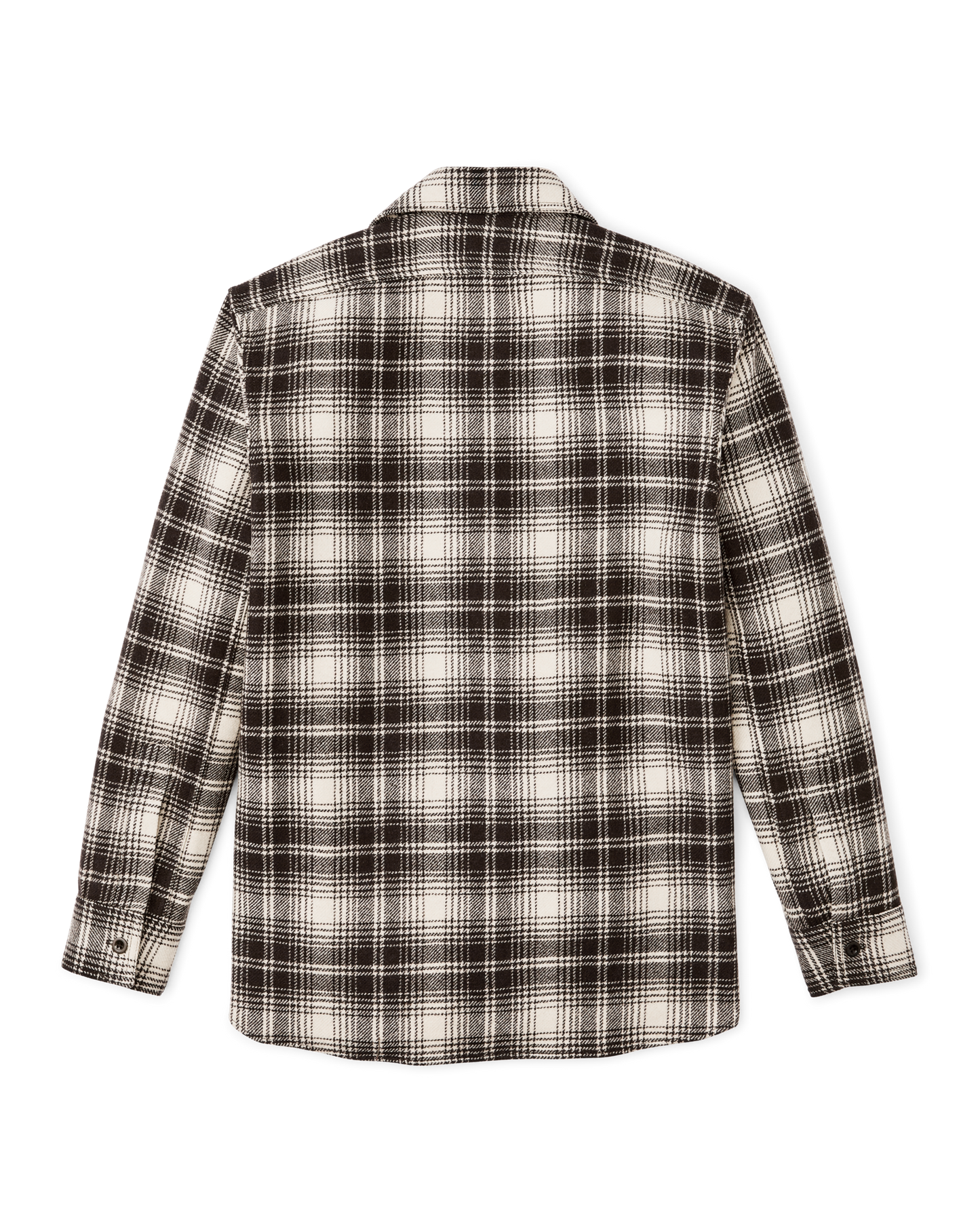 1922 Archive Wool Shirt - Cream / Dark Brown Plaid