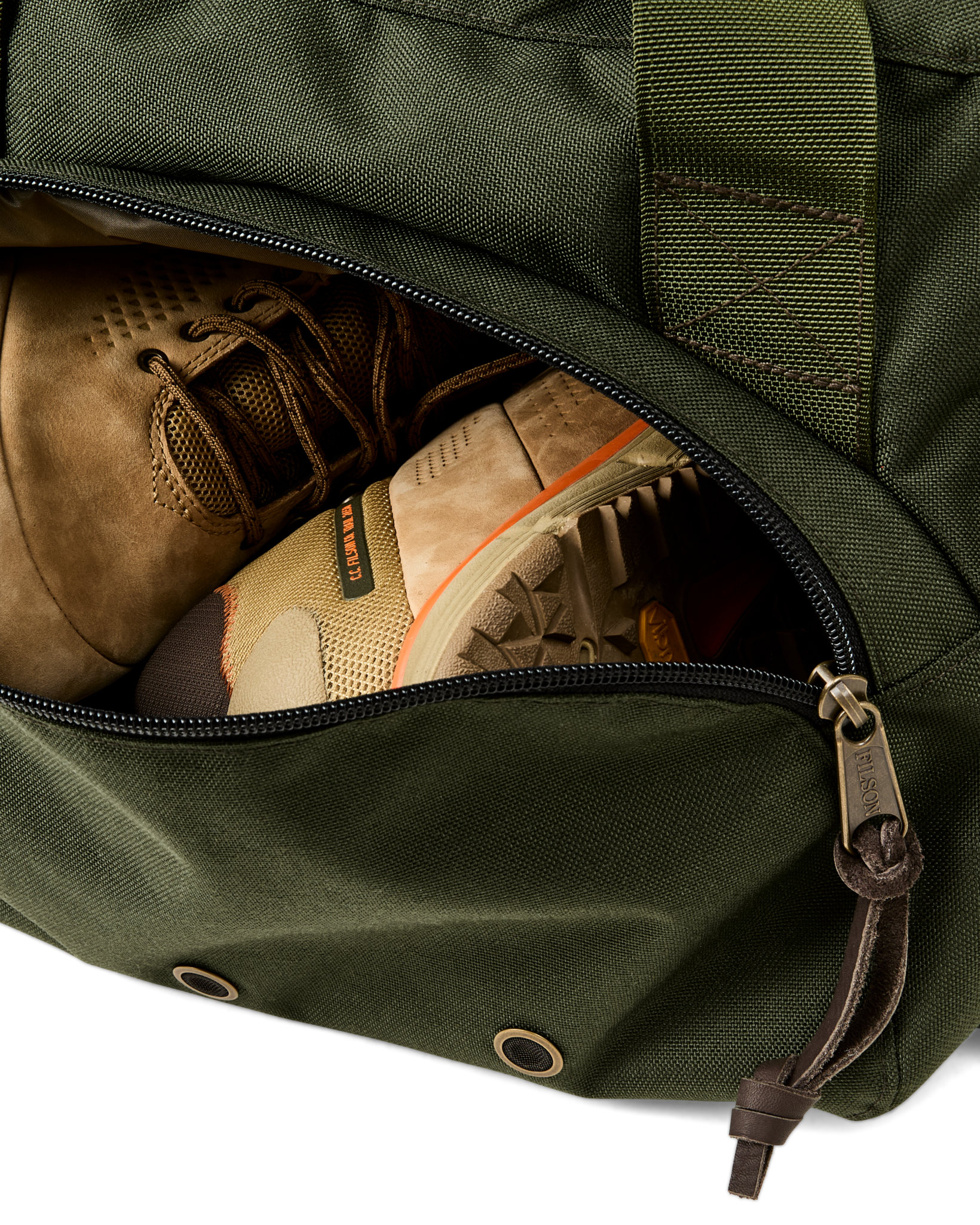 ドライヤー 【美品】FILSON フィルソン ダッフルパック 【OTTER GREEN 
