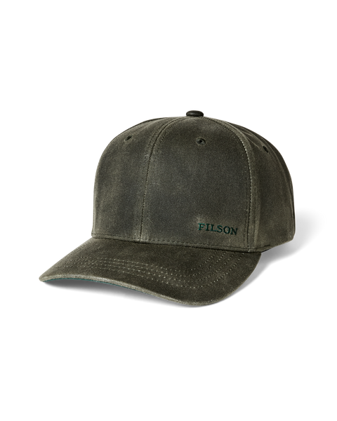 FILSON オリーブ オイルドコットン　キャップ 863c67c31b77713a7f718e29ed3950
