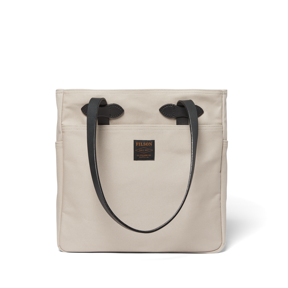 Front-facing image of the Filson Rugged Twill Tote Bag - Twine