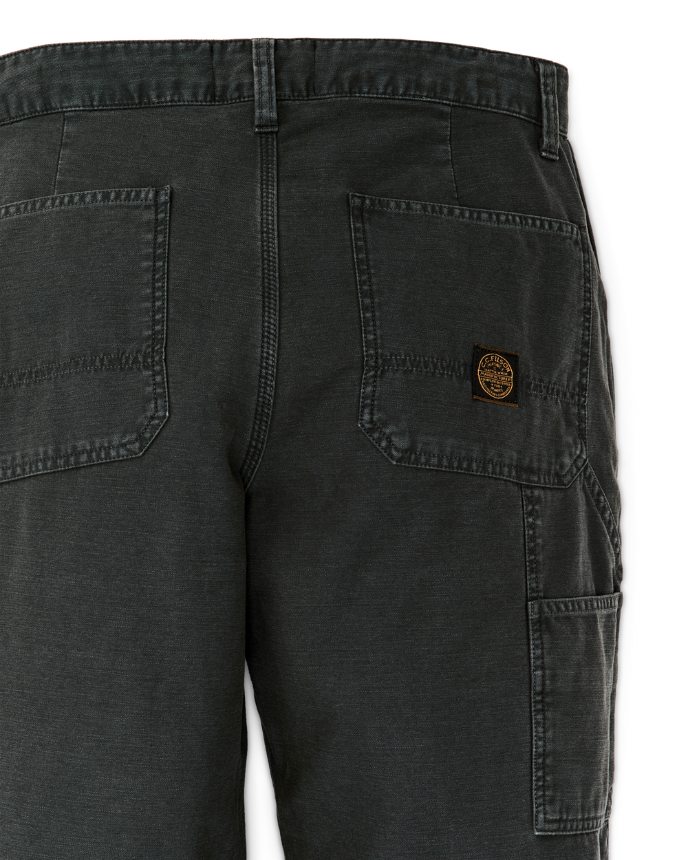 Alternate view of the Filson Women's Reverse Sateen Double Front Pants - Faded Black