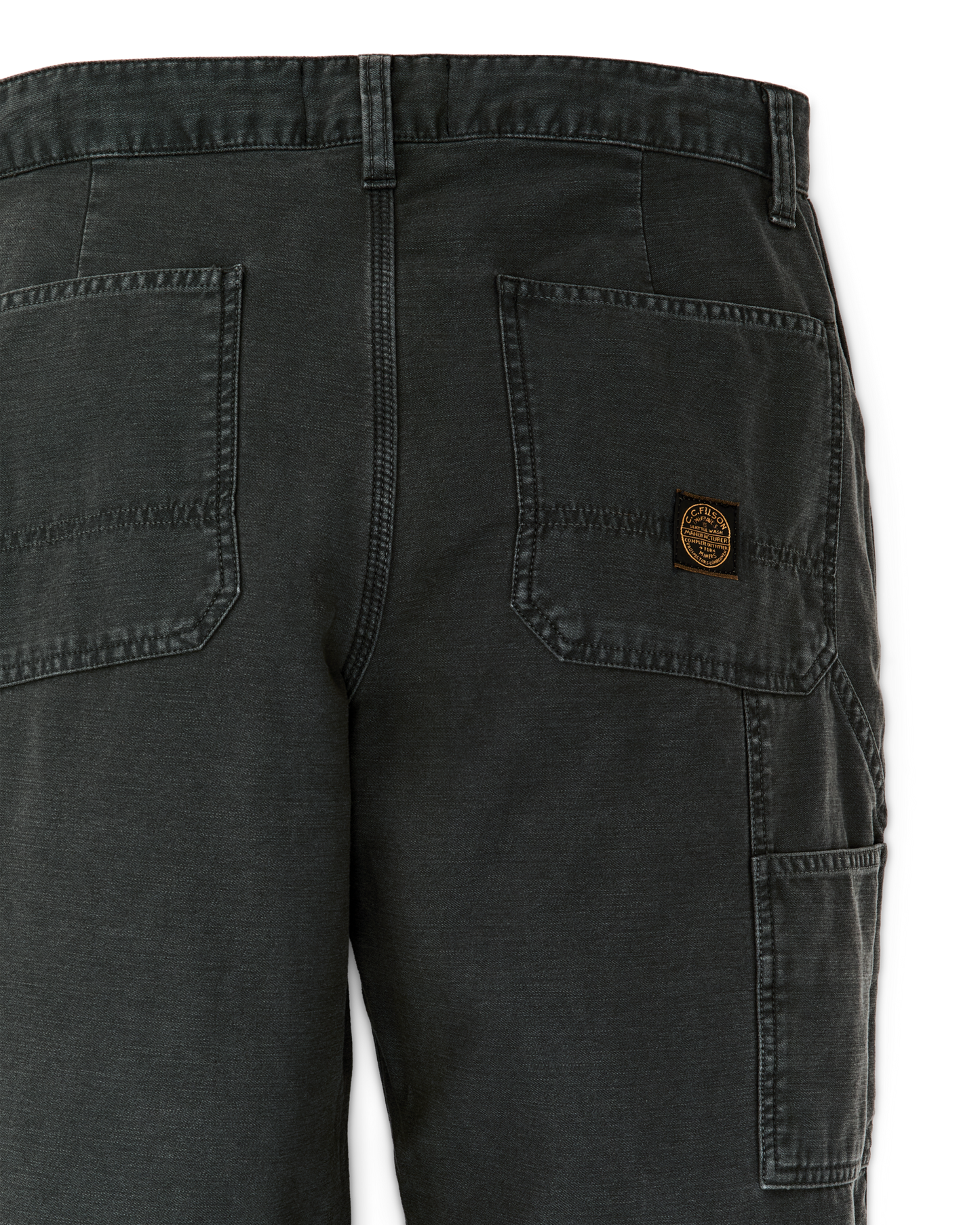 Alternate view of the Filson Women's Reverse Sateen Double Front Pants - Faded Black