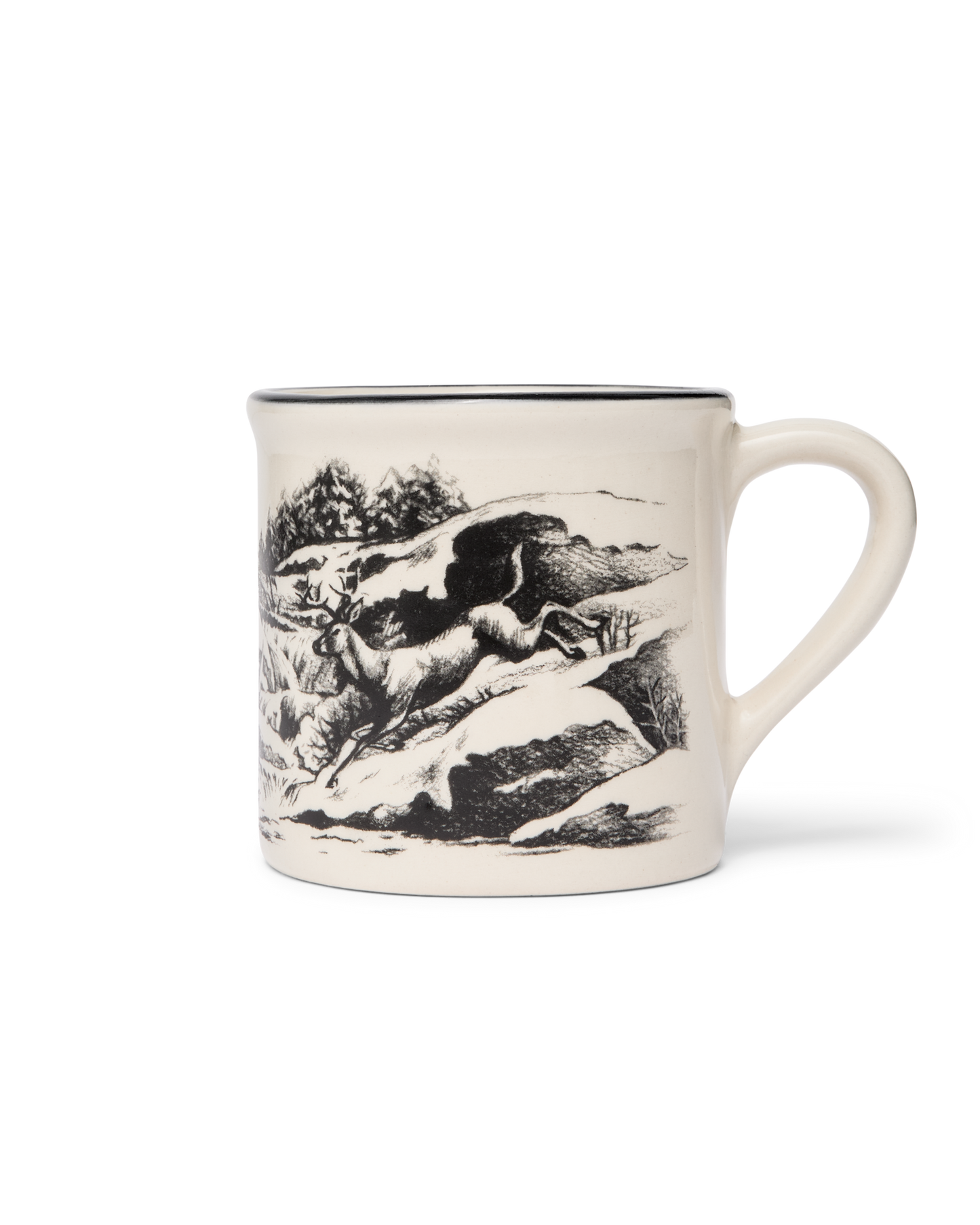 Stoneware Mug - Natural / Deer