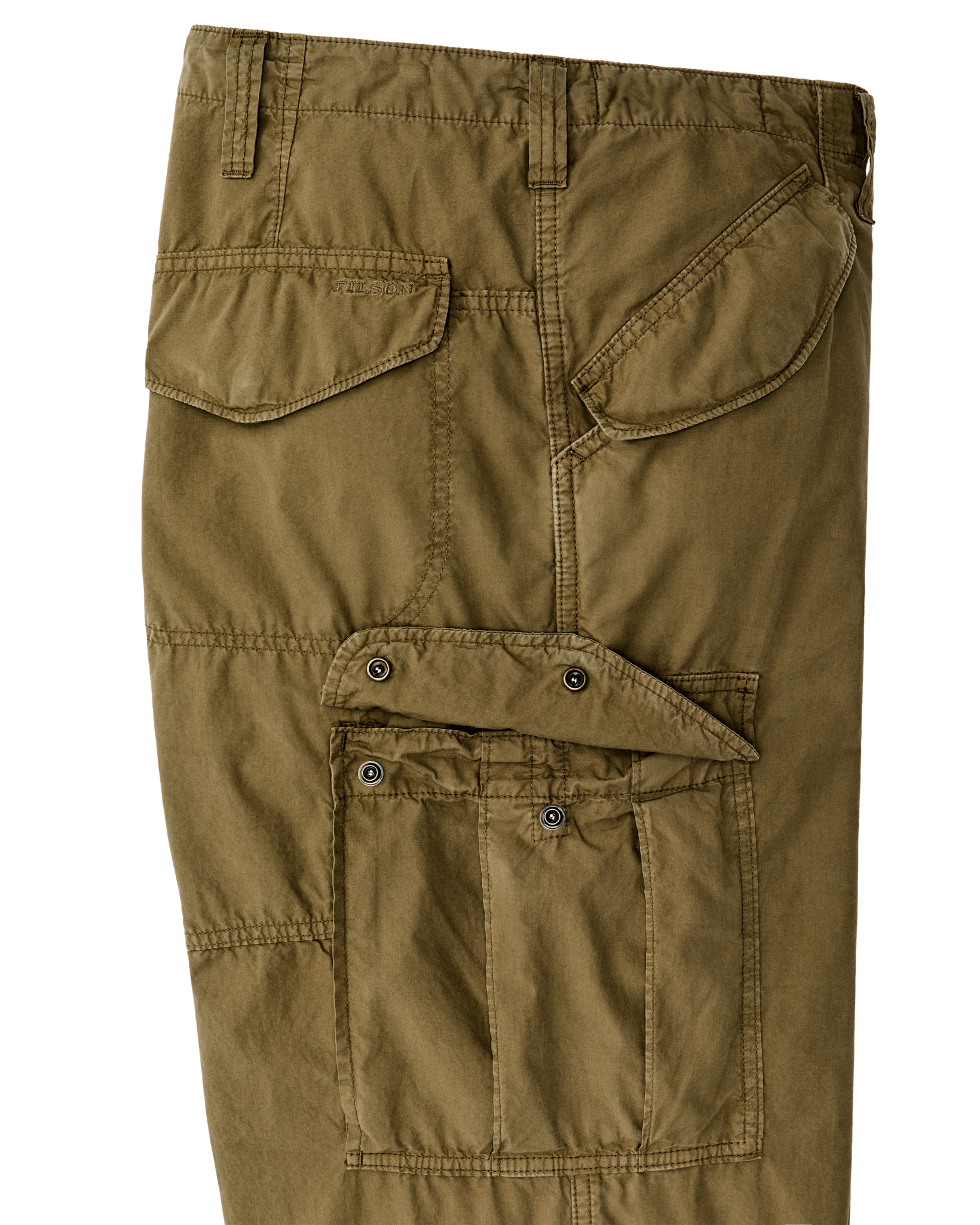 Tropical Poplin Cargo Pants - Military Olive