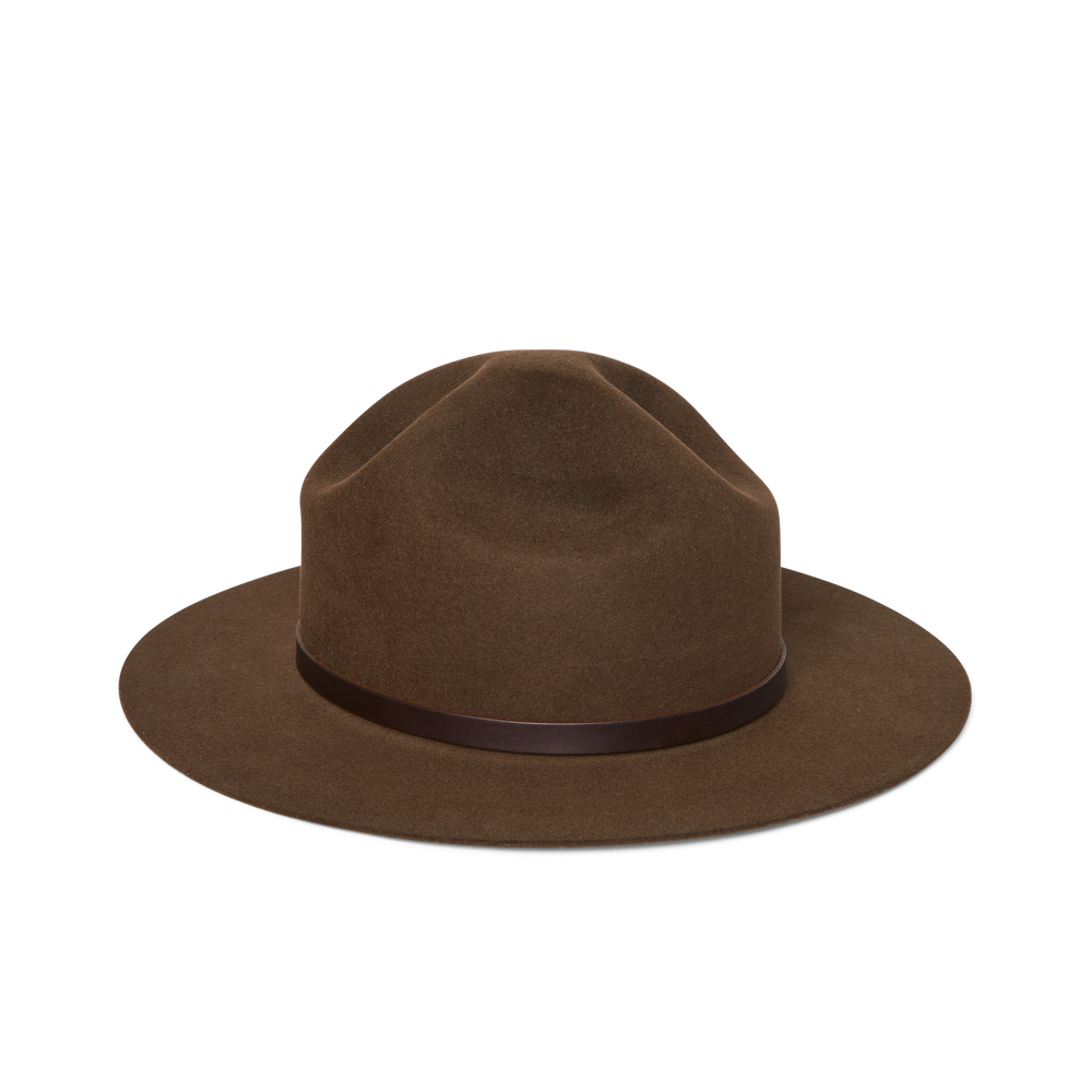 Front-facing image of the Filson Smokey Bear Ranger Hat - Bark