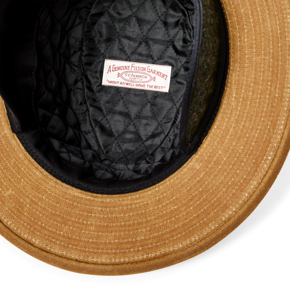 Alternate view of the Filson Insulated Packer Hat - Dark Tan