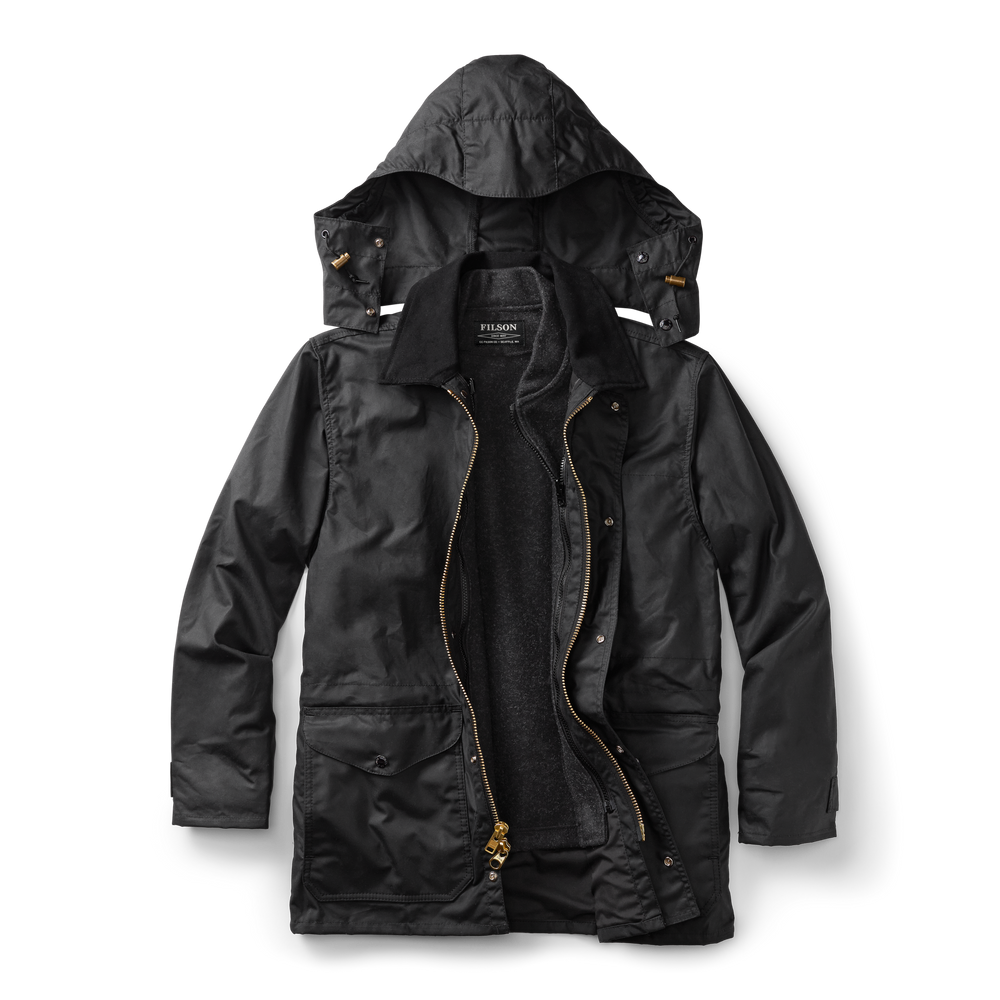 Alternate view of the Filson Cover Cloth Hood - Black