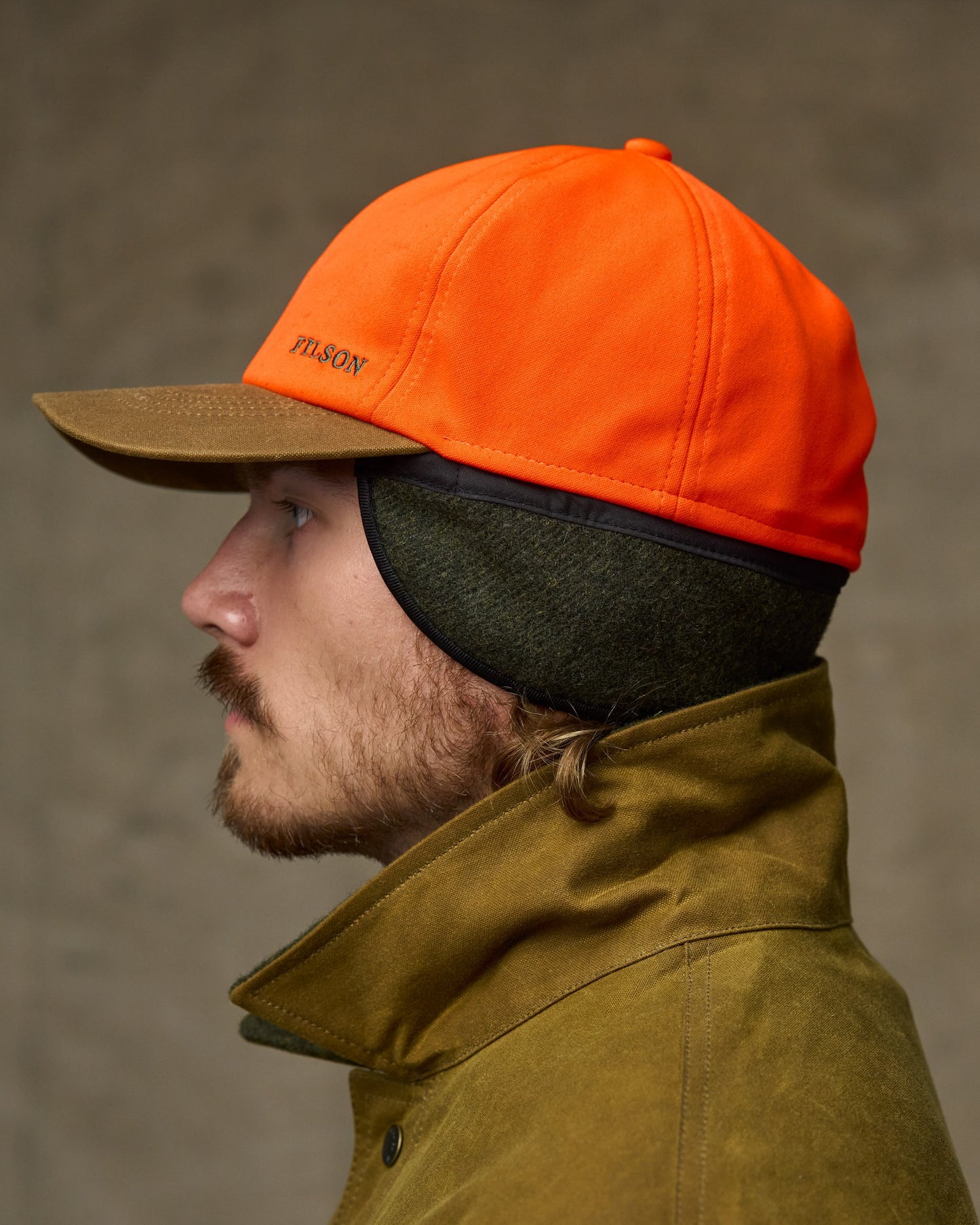 Insulated Blaze/tin Cloth Cap - Desert Tan / Blaze Orange