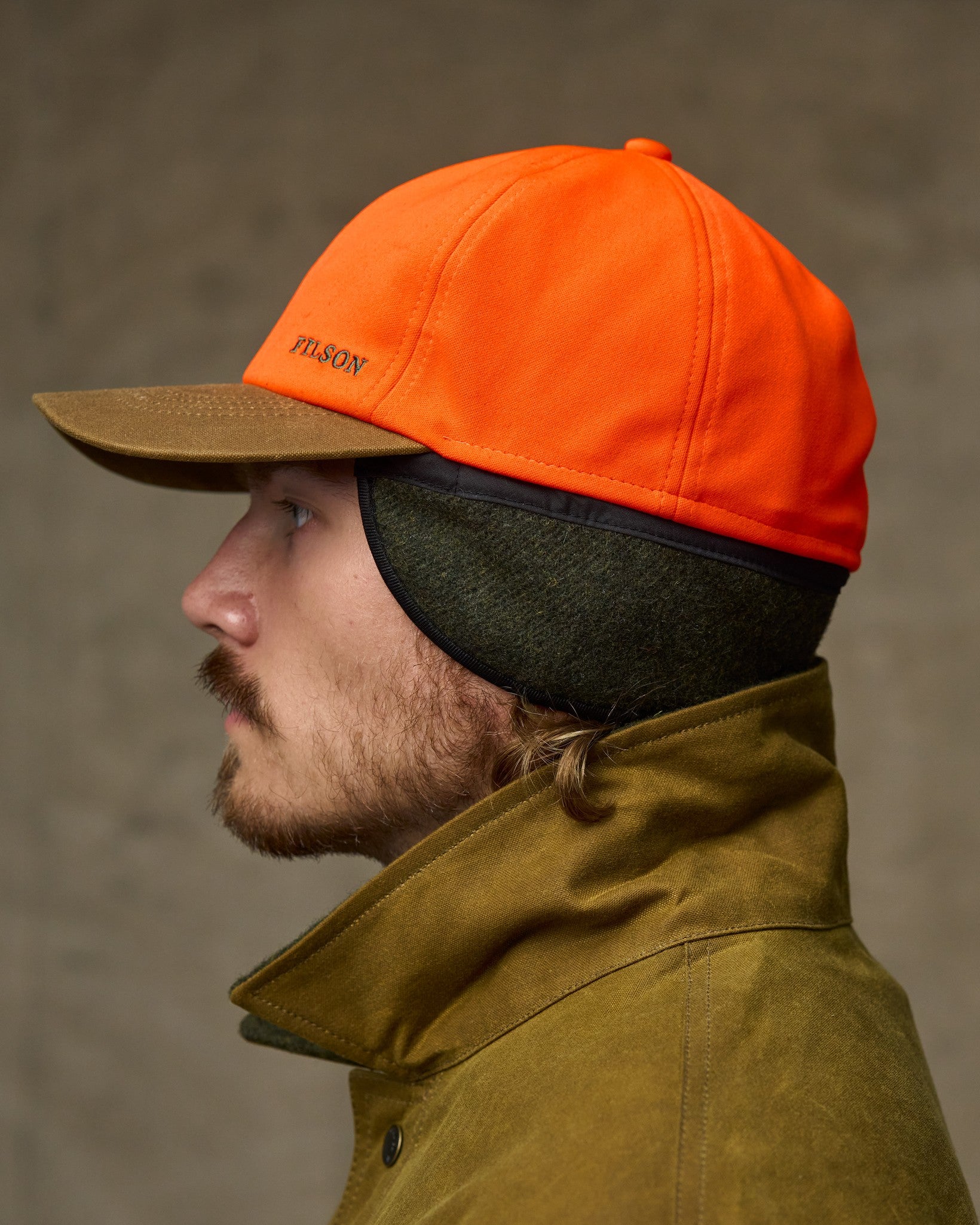 Insulated Blaze/tin Cloth Cap - Desert Tan / Blaze Orange