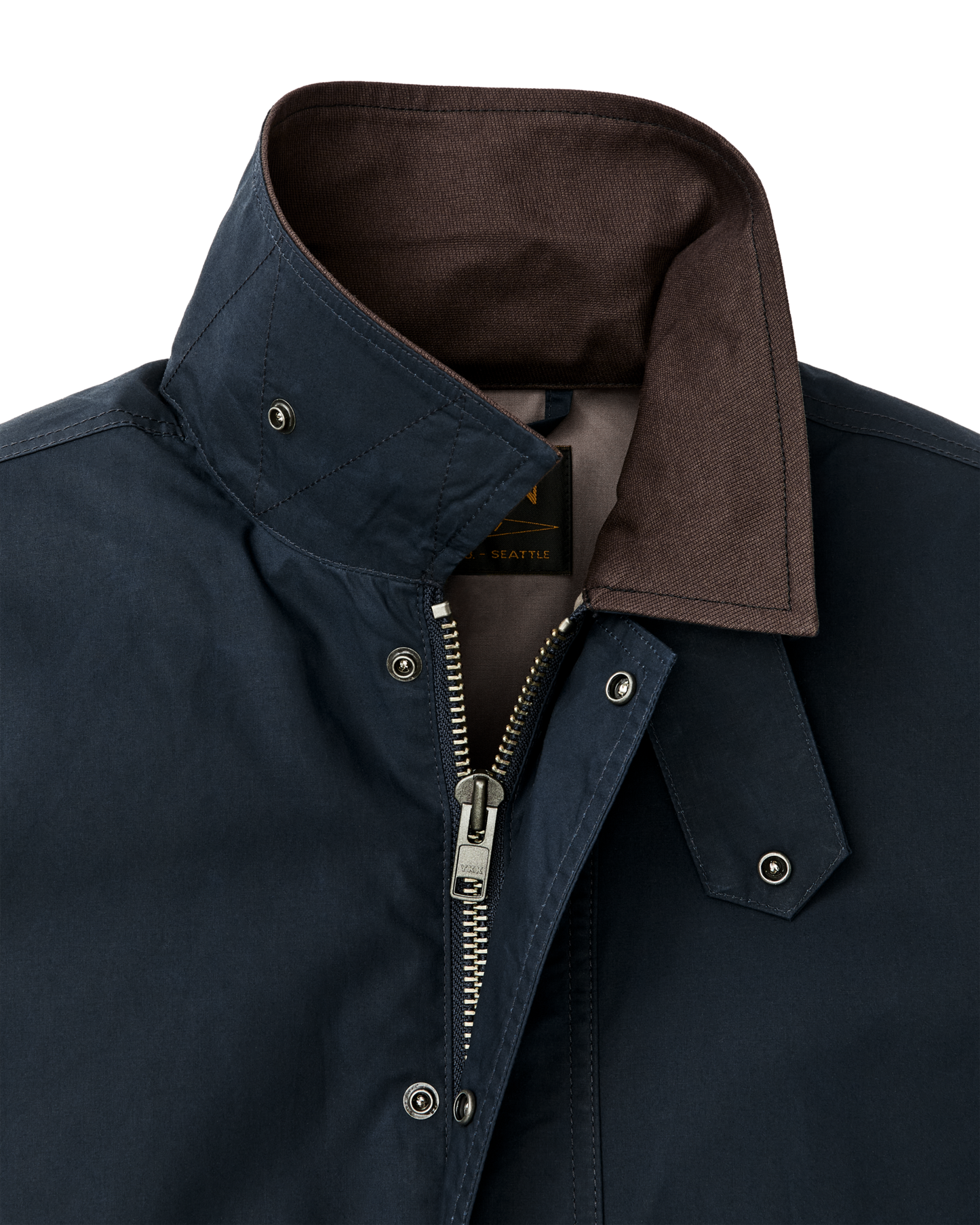 Alternate view of the Filson Dry Wax Short Field Jacket - Navy